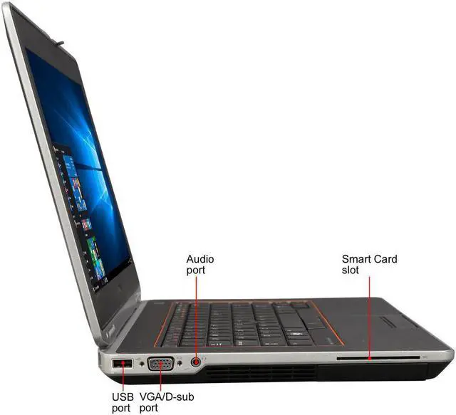 Alt view image 2 of 7 - Dell Latitude E6420 laptop Intel Core i5 2520M (2.50 GHz) 8 GB Memory 500 GB HDD 14.0" Windows 10 HDMI Webcam