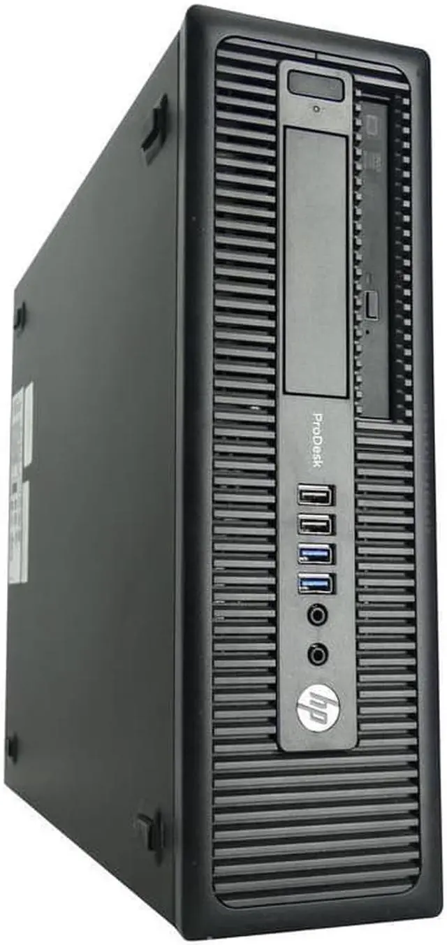 Alt view image 5 of 7 - HP ProDesk 600 G1 SFF Desktop 4th Gen Intel Core i5-4570 3.2GHz 8GB RAM 128 GB SDD DVD-RW WiFi Windows 10 Professional 64-Bit