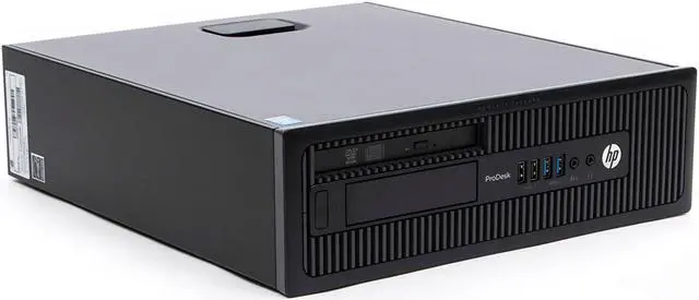 Alt view image 2 of 7 - HP ProDesk 600 G1 SFF Desktop 4th Gen Intel Core i5-4570 3.2GHz 8GB RAM 128 GB SDD DVD-RW WiFi Windows 10 Professional 64-Bit