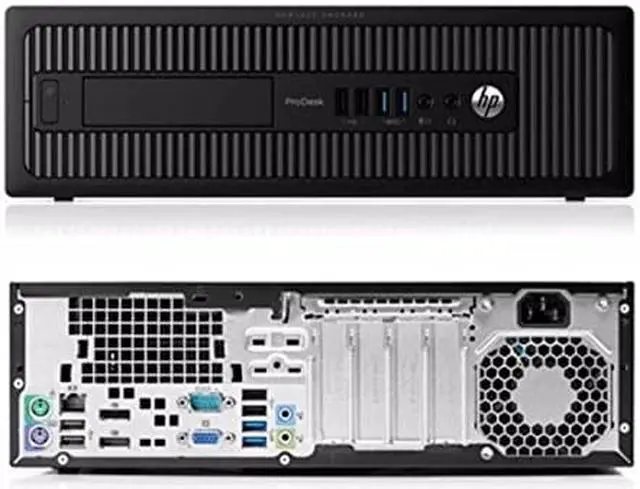 Alt view image 4 of 7 - HP ProDesk 600 G1 SFF Desktop 4th Gen Intel Core i5-4570 3.2GHz 16 GB RAM 256 GB SDD DVD-RW WiFi Windows 10 Professional 64-Bit