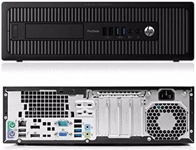 Alt view image 4 of 7 - HP ProDesk 600 G1 SFF Desktop 4th Gen Intel Core i7-4770 3.4GHz 8 GB RAM 256 GB SDD DVD-RW WiFi Windows 10 Professional 64-Bit