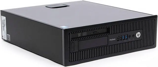 Alt view image 2 of 7 - HP ProDesk 600 G1 SFF Desktop 4th Gen Intel Core i7-4770 3.4GHz 16 GB RAM 128 GB SDD DVD-RW WiFi Windows 10 Professional 64-Bit