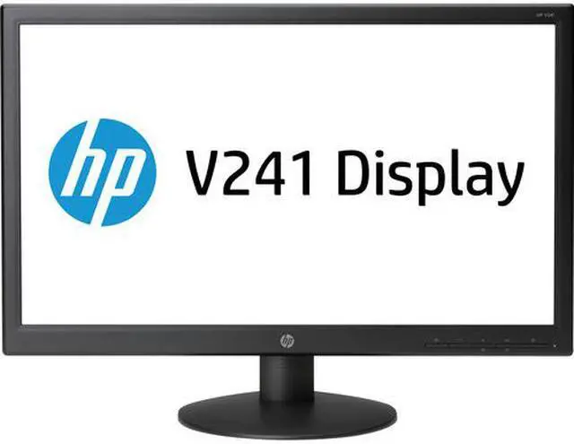 Alt view image 3 of 6 - HP V241 23.6" 1920 x 1080 Full HD Resolution Widescreen LED Backlit LCD Monitor