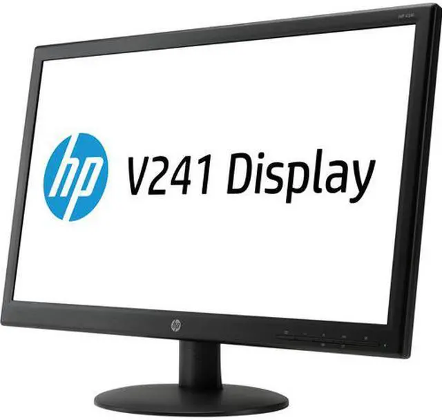 Alt view image 4 of 6 - HP V241 23.6" 1920 x 1080 Full HD Resolution Widescreen LED Backlit LCD Monitor
