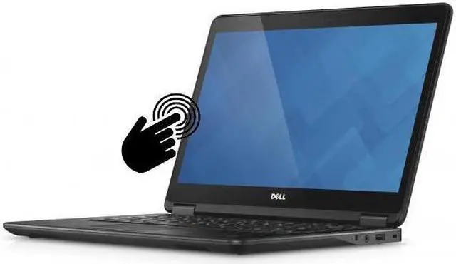 Main image of Dell Latitude 7000 Series 14" FHD 1920 x 1080 Touchscreen LED Intel Core i7 16 GB DDR3 128 GB mSata + 1TB Solid State (SSD) HDMI Webcam Windows 10 Pro