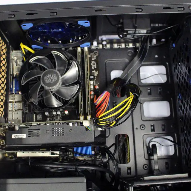 Alt view image 7 of 7 - Custom RGB DIY Intel Gaming PC i7-3770 Quad Core 3.4Ghz 16GB Crucial Ballistix DDR3 RAM 120GB SSD 2TB HD GeForce GTX 1060 3GB HDMI WiFi LG DVDRW Windows 10 Pro