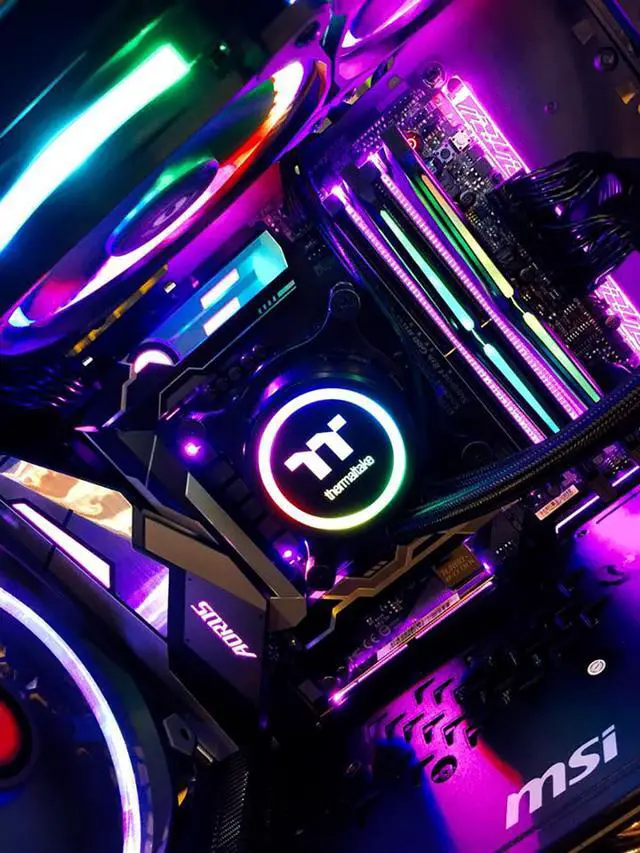 Alt view image 6 of 7 - PRC Pro Gaming Desktop PC 9th Gen. Intel  i9-9900K 8-Core 3.6GHz 16GB DDR4-3000 RGB RAM NVIDIA GeForce RTX 2080 Super 8GB GDDR6 1200Mbps WiFi 512GB NVMe SSD W10P