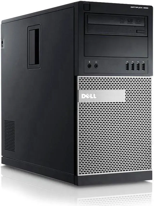 Alt view image 2 of 5 - Dell OptiPlex Mini Tower Intel Quad-Core i5-2400 3.10GHz CPU 4GB DDR3 RAM 128 GB SSD DVDRW WiFi Windows 10 Pro