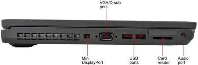 Alt view image 3 of 5 - Lenovo ThinkPad T540P 15.6" LED Notebook Laptop Intel Core 4th Gen i7-4600M  8 GB DDR3 RAM 512 GB SSD DVD-RW Webcam WiFi Bluetooth Windows 10 Professional 64-bit