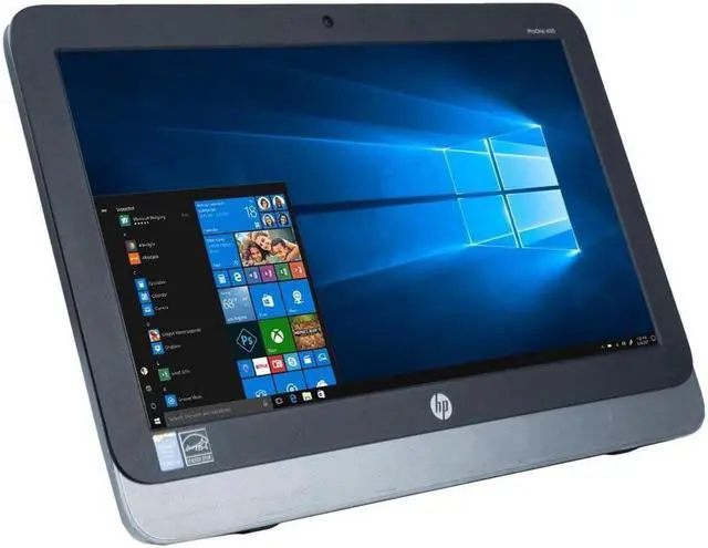 Alt view image 5 of 6 - HP ProOne 400 G1 All-in-One LED 19.5" 1600 x 900 (HD+) Resolution - 4th Gen Intel Core i5-4570T 2.9 GHz 8GB DDR3 RAM 500 HDD DVD-RW Webcam Windows 10 Pro 64-Bit