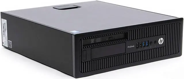 Alt view image 2 of 7 - HP ProDesk 600 G1 SFF Desktop 4th Gen Intel Core i7-4770 3.4GHz 8GB RAM 1TB SSD DVD-RW WiFi Windows 10 Professional 64-Bit