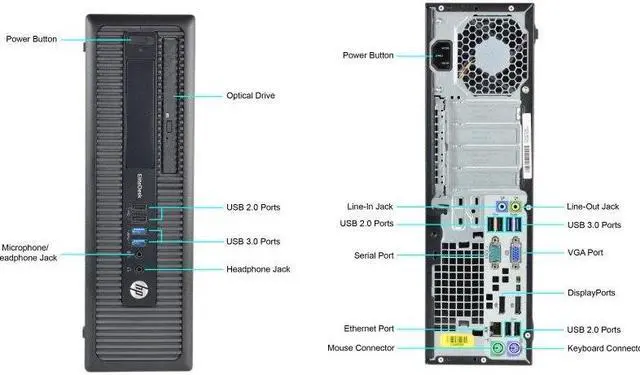 Alt view image 5 of 7 - HP ProDesk 600 G1 SFF Desktop 4th Gen Intel Core i7-4770 3.4GHz 32GB RAM 1TB SSD DVD-RW WiFi Windows 10 Pro - with HP 22" Widescreen Monitor