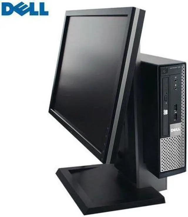 Alt view image 4 of 7 - Dell OptiPlex 7010 SFF All-in-One with Dell 22" 1920 x 1080 Monitor Desktop PC-Intel Core i5-3470 3.2GHz 32GB RAM 256 GB SSD DVD-RW Windows 10 Pro