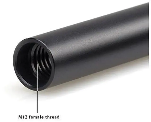 Alt view image 3 of 10 - SMALLRIG DSLR Camera Tripod 2pcs Black Aluminum Alloy 15mm Rod - 10cm 4 inch 1049