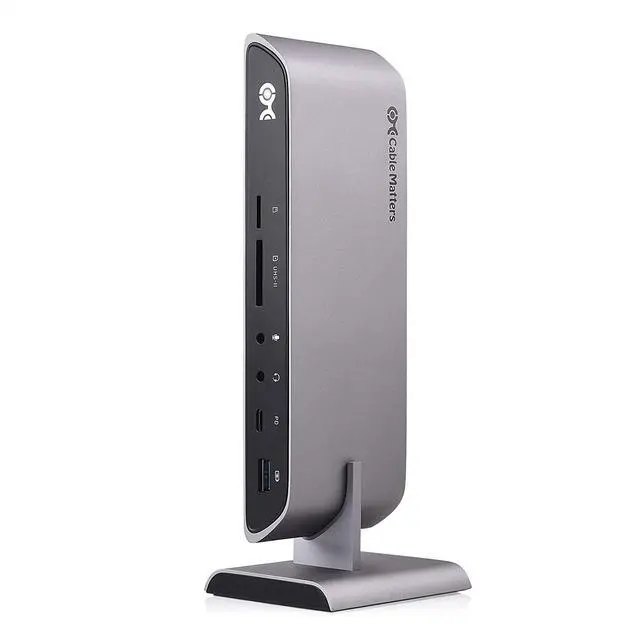 Main image of Cable Matters 10Gbps USB C Dock (USB C Docking Station) with Dual 4K HDMI and 80W Laptop Charging for Windows Computers - USB-C and Thunderbolt 3 Port Compatible