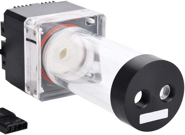Alt view image 4 of 6 - Computer Water Pump 800L/H 4 Meters Pump Head Fast Heat Dissipation Computer Water Pump for Pc Water Cooling System(white-17cm)