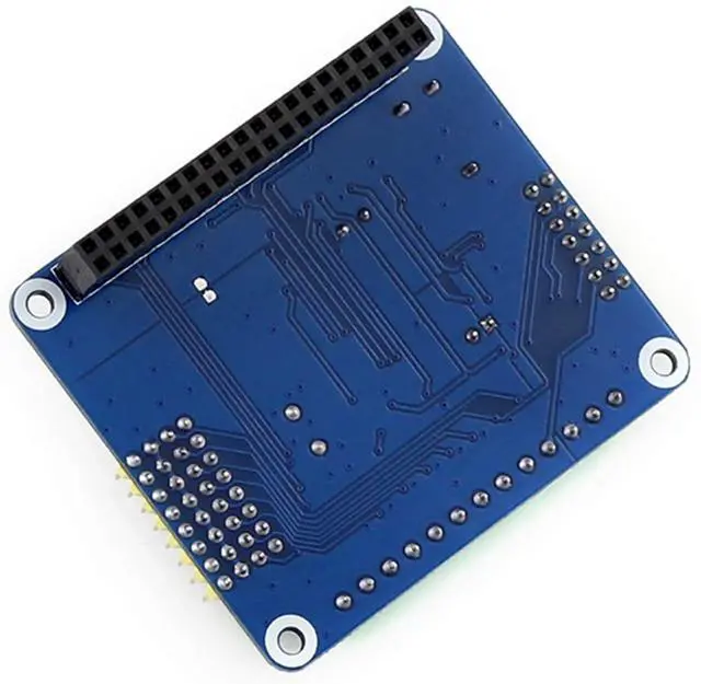 Alt view image 5 of 7 - High-Precision AD/DA Expansion Board for Raspberry Pi 4B/3B+/3B/2B/Zero/W/Zero WH and Jetson Nano,Add High-Precision AD/DA Functions to Pi. Onboard ADS1256 8-CH 24bit ADC and DAC8532 2-CH 16bit DAC