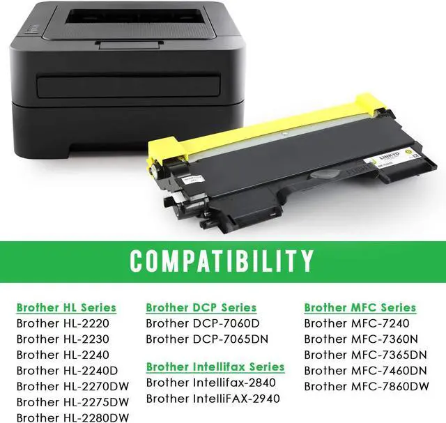 Alt view image 4 of 6 - LINKYO Compatible Toner Cartridge Replacement for Brother TN450 TN-450 TN420 (Black, High Yield, 4-Pack)