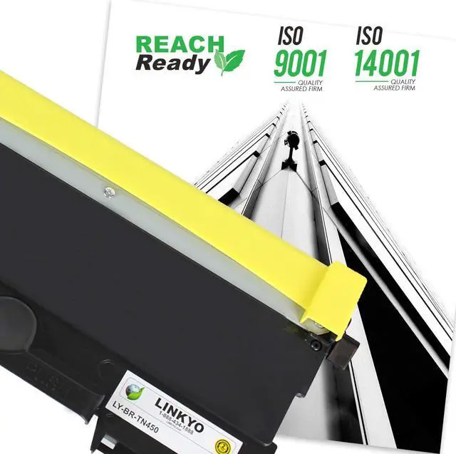 Alt view image 5 of 6 - LINKYO Compatible Toner Cartridge Replacement for Brother TN450 TN-450 TN420 (Black, High Yield, 4-Pack)