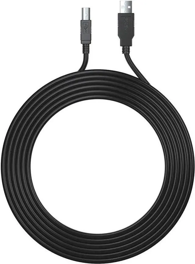 Alt view image 3 of 4 - 25Ft Extra Long USB-2.0 Cable Type-A to Type-B High Speed Cord for Audio Interface Midi Keyboard USB Microphone Mixer Speaker Monitor Strobe Light System USB-Printer-Cable Hp Canon Pixma Epson