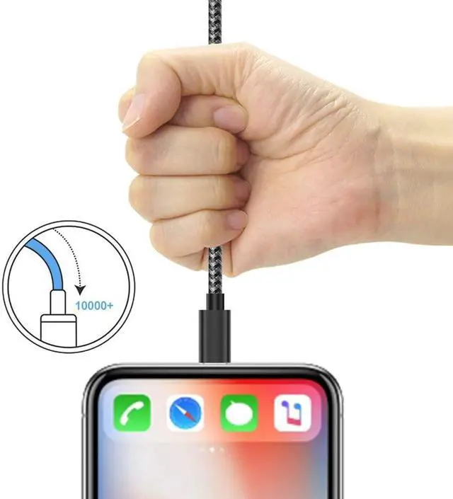 Alt view image 5 of 7 - Gopala Micro USB Cable Android Charger [6-Pack 5ft] Nylon Braided Fast Sync&Charging Cord for Android, Samsung, Nexus, LG, HTC, Nokia, Sony, and More