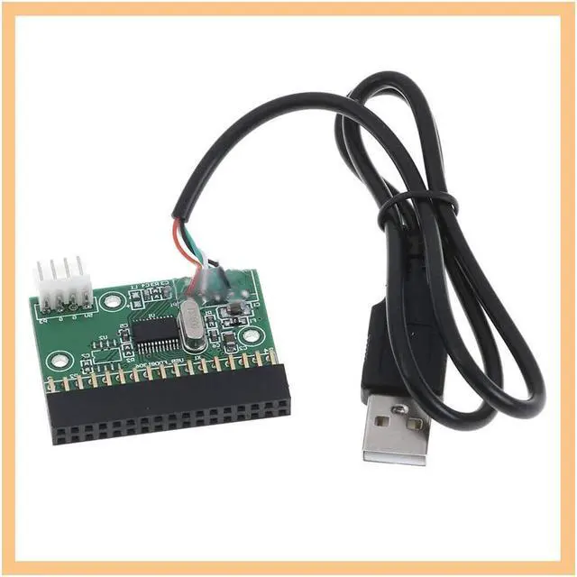 Alt view image 6 of 6 - KOOBOOK 1Pcs 1.44MB 3.5" Floppy Drive Connector 34 PIN 34P to USB Cable Adapter PCB Board with Power Cable