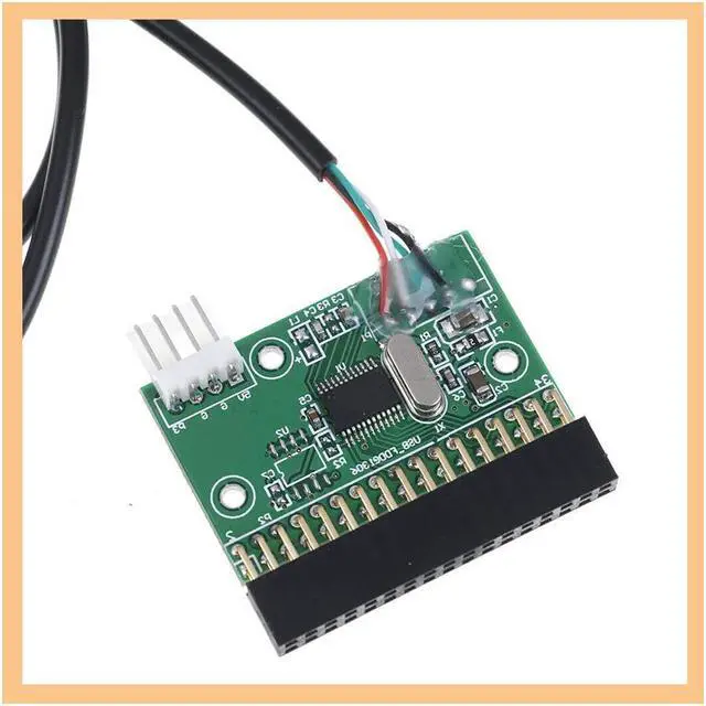 Alt view image 4 of 6 - KOOBOOK 1Pcs 1.44MB 3.5" Floppy Drive Connector 34 PIN 34P to USB Cable Adapter PCB Board with Power Cable