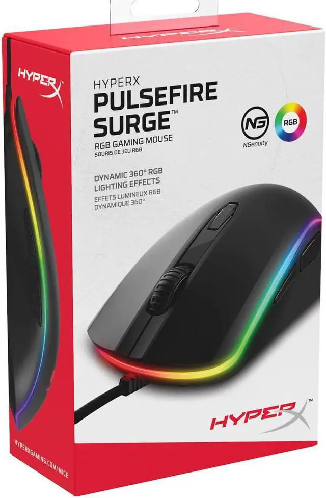 Alt view image 7 of 7 - Pulsefire Surge - RGB Wired Optical Gaming Mouse Pixart 3389 Sensor up to 16000 DPI Ergonomic 6 Programmable Buttons Compatible with Windows 10/8.1/8/7 - Black