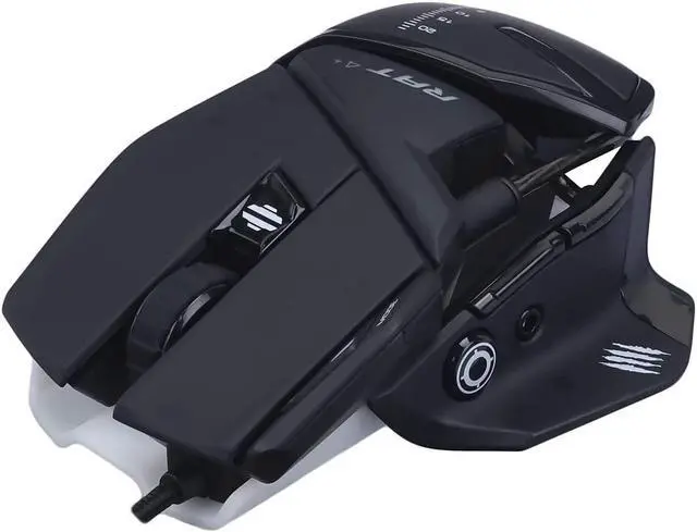Alt view image 5 of 7 - Mad Catz The Authentic R.A.T. 4+ Optical Gaming Mouse