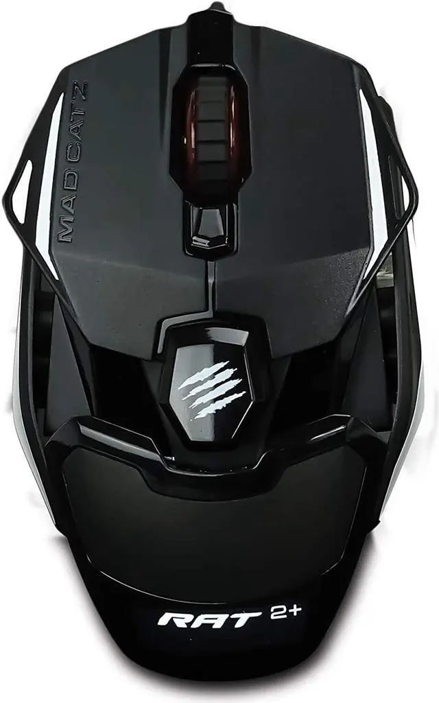 Alt view image 3 of 7 - Mad Catz The Authentic R.A.T. 2+ Optical Gaming Mouse
