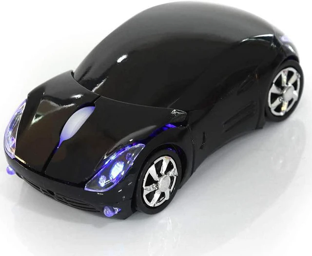 Main image of Diyeeni 1600DPI Portable, 10M 2.4G Bluetooth Optical with Receiver Storage, 3 Buttons Car Shaped for/ME/PC/Tablet Gaming Office(Black)