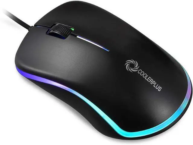 Alt view image 4 of 7 - FC112 USB Optical Wired Computer Mouse with Easy Click for Office and Home, 1000DPI, Premium and Portable,Compatible with Windows PC, Laptop, Desktop, Notebook (Black)