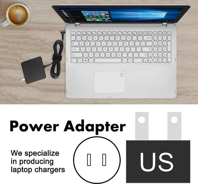 Alt view image 4 of 7 - 45W ADP-45BW B AC Adapter Charger for ASUS X551 X551C X551CA X551M X551MA X551MA-DS21Q X551CA X551CA-DH31 VivoBook Q301LA V551LA V551LB V551LA-DH51T X751NA Q501LA Q501LA-BBI5T03 Q501LA-BSI5T19