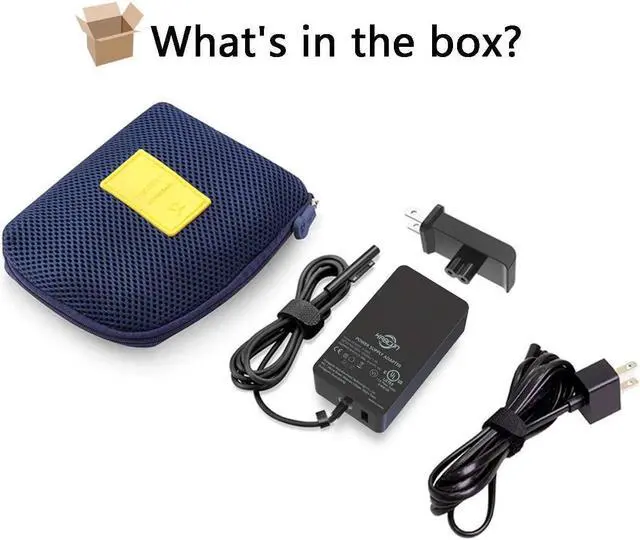 Alt view image 7 of 7 - Surface Pro Surface Laptop Charger[UL Certified Updated Version]44W 15V 2.58A Power Supply Compatible Microsoft Surface Pro 6 Pro 7 Pro 4 Pro 3 Pro X,Surface Laptop 1/2/3/4/Go,Surface Go,Surface Book