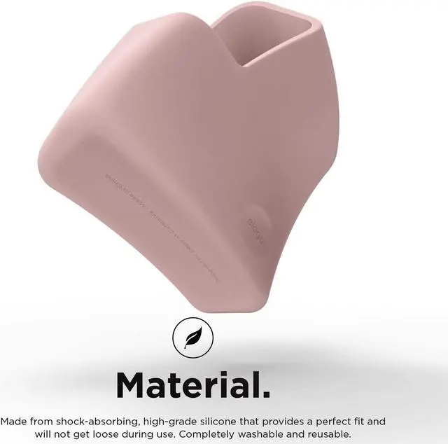 Alt view image 2 of 7 - elago Charger Cover Compatible with Apple MacBook Pro 14 inch 2021 M1 Pro 8-core, 13 inch 2016-2020[A2159/A1706/A1989/A1708/A2251] and MacBook Pro 13 inch Retina 2012-2015[A1502/A1425][Lovely Pink]