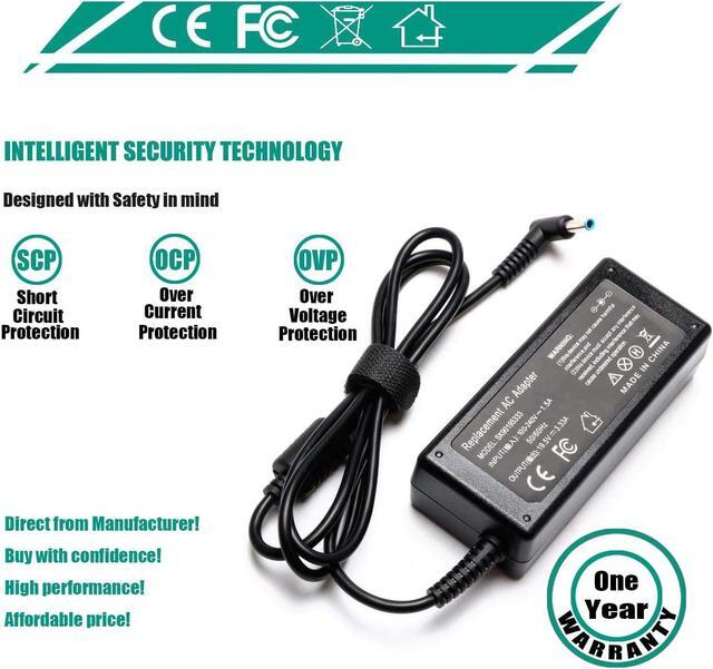 Alt view image 6 of 7 - 65W 19.5V Replacement AC Adapter Laptop Charger for HP Chromebook 11 14 G3 G4 G5 Probook 450 G3 G4 HP 15 15-d035dx 15-r029wm 15-f009wm 15-f023wm 15-f039wm Pavilion 15 au aw ab Series Power Supply