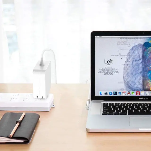 Alt view image 3 of 3 - Compatible wth Mac Book Pro Charger 60W Power Adapter L-Tip Magnetic Connector Charger and Compatible with 13 lnch Before Mid 2012 Old