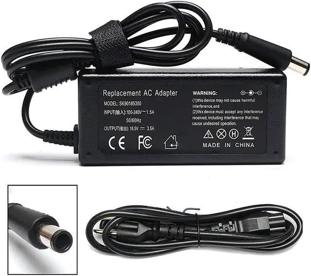 Main image of 65W AC adaptor Laptop Charger for HP G72 G71 G70 G62 G61 G60 G56 G50 G42 Notebook Charger g60-235dx g60-535dx g61-511wm g62-339wm g62-367dx g62-435dx g62-355dx g70-460us g71-340us PC Power Supply Cord