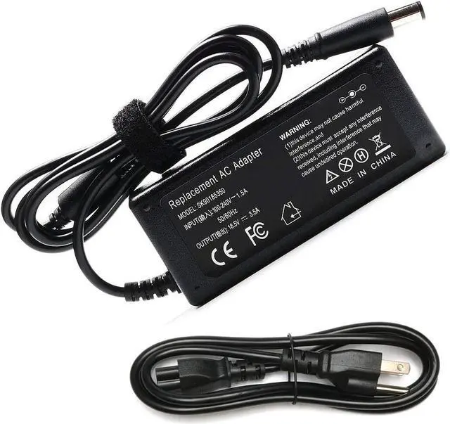 Main image of 65W AC Adapter Laptop Charger for HP Elitebook 840 G1 G2 Revolve 810 G1 G2 850 Probook 640 650 655 440 450 G1 HP Notebook 2000 2000-2d60dx 2000-2d19wm 2000-369wm 2000-329wm PC Power Supply Cord Plug