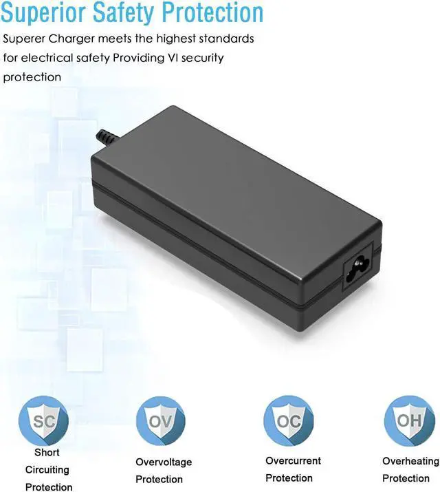 Alt view image 2 of 5 - 135W AC Charger Fit for Acer Nitro 5 N18C3 AN515-51 AN515-41 AN515-53 AN515-52 AN515-43 AN515-54 AN517-51 N18C4 AN515-55-53AG AN515-44-R99Q AN515-55-52KW Laptop Adapter Power Supply Cord