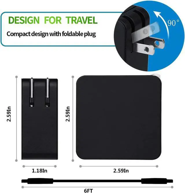 Alt view image 5 of 6 - CHLOLMY 65W 20V 3.25A AC Charger Fit for Lenovo Yoga 700 700-11ISK 700-14ISK Yoga 900 900-13ISK 900-13ISK2 Yoga 3 Pro Yoga 4 Pro 80MK 80UE 80QD 80QE IdeaPad 700S Laptop Power Supply Cord