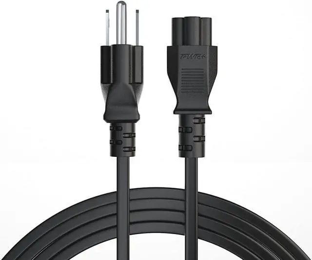Alt view image 3 of 4 - 6Ft 3 Prong AC Laptop Power Cord Cable for Dell IBM Hp Compaq Asus Sony Toshiba Lenovo Acer Gateway Notebook Computer Charger Spare: IEC-60320 IEC320 C5 to NEMA 5-15P