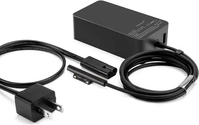 Alt view image 4 of 5 - Surface Book Surface Pro Charger 65W 44W Power Supply AC Adapter?Compatible with Microsoft?Surface Book 1 2 Surface Pro 6 Pro 5 Pro 4 Pro 3 Surface Laptop 1 2 Surface Go