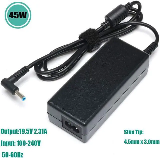 Alt view image 3 of 7 - 45W Replacement AC Adapter Charger for HP 15 15-f233wm 15-f272wm 15-f010wm 15-f305dx 15-af131dx Spectre X360 13-a010dx 13-4003dx 13-4103dx Pavilion 15 Laptop Notebook PC Power Supply Cord