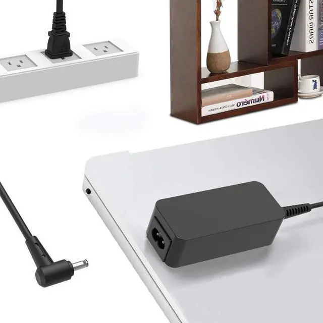 Alt view image 4 of 4 - UL Listed AC Charger Compatible with Asus Vivobook Flip TP401CAE TP401CA TP401C TP401NA TP401N TP401MA TP401M TP401 Laptop Power Supply Cord