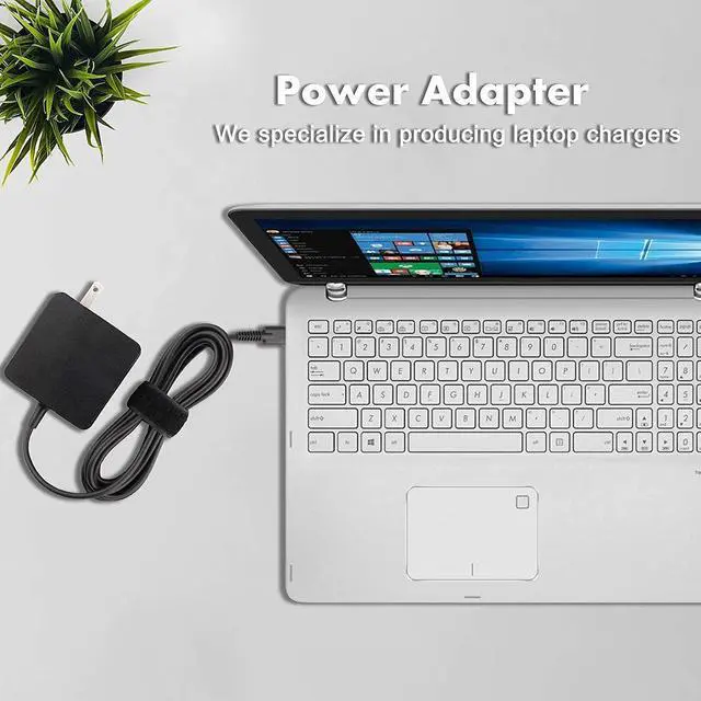 Alt view image 5 of 6 - 65W 45W USB C Power Adapter Charger Compatible with HP Spectre x360 x2 HP Elite x2 1012 G1 M5 HP Envy x360 HP EliteBook 840 G1 820 G1 HP ProBook 430 G1 HP Split x2 13 Series Adapter Power Supply Cord