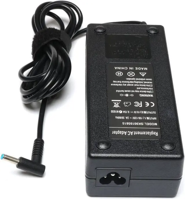 Alt view image 2 of 6 - New 120W 19.5V 6.15A AC Laptop Adapter Charger for HP 710415-001 Envy 15 17 15-j008tx 15-j051nr 15-bc220nr 15-J002LA 17-1006tx 17-1007tx TouchSmart Sleekbook
