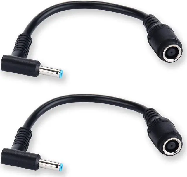 Main image of Purpleleaf Adapter Power Supply 7.4x5.0mm to 4.5x3.0mm Tip Connector Converter for HP Stream Spectre Pavilion Envy Elitebook Split Chromebook Replacement Laptop Charger HP Power Cord (2 Pack)