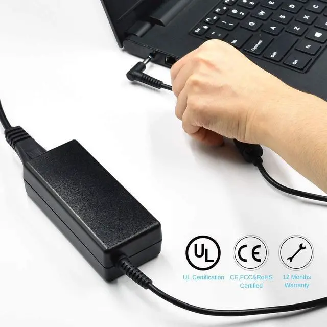 Alt view image 7 of 7 - 45W Pavilion AC Adapter Laptop Charger for HP Pavilion 11 13 14 14m 15 m1 m3 X360 Charger 11-n010dx 13-a010dx 13-a110dx 13-s128nr 14m-ba013dx 15-br095ms m1-u001dx m3-u103dx m3-u001dx Power Supply