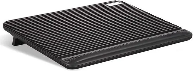 Alt view image 6 of 7 - Laptop Cooling Pad, Coolertek USB Powered Laptop Cooler, 2 Blue Silent Big Fans, Height Adjustable Non-Slip Laptop Stand with Dual USB 2.0 Ports, Fits 11-17 Inch Notebook - Black (N2)